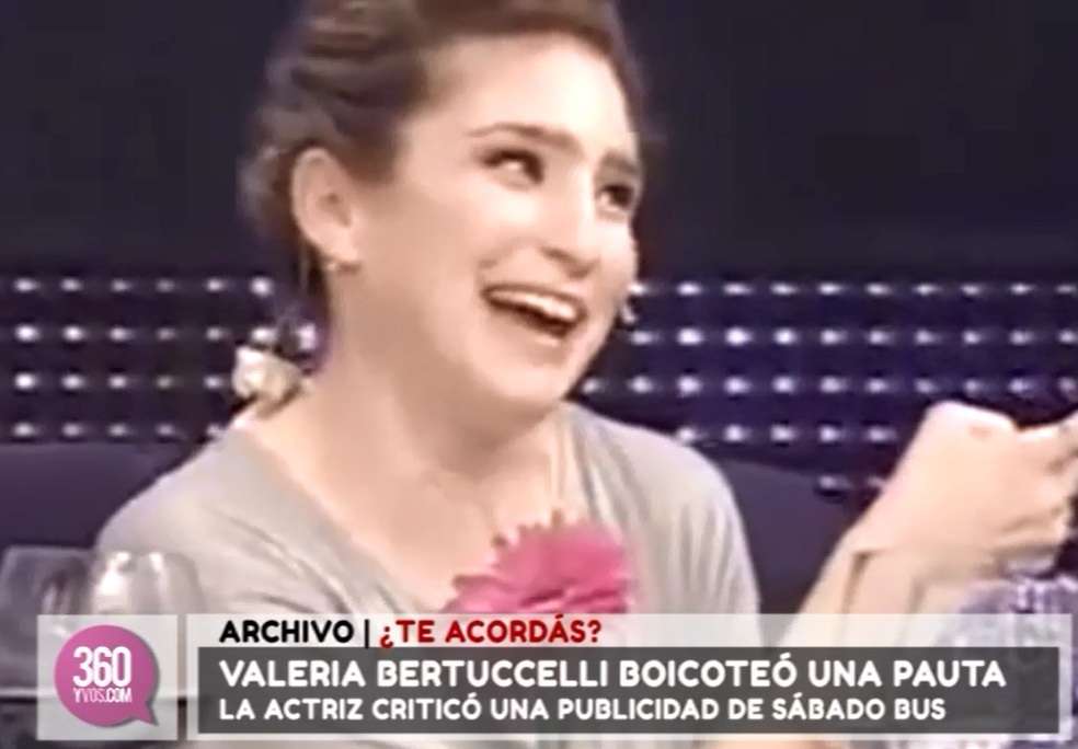 ¿Te acordás? Valeria Bertuccelli criticó una publicidad de Sábado Bus ¡en vivo!