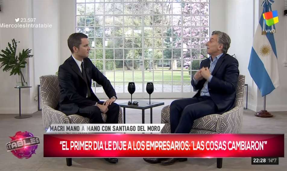 #Rating > ¿Cuánto midió Intratables con la entrevista a Mauricio Macri?