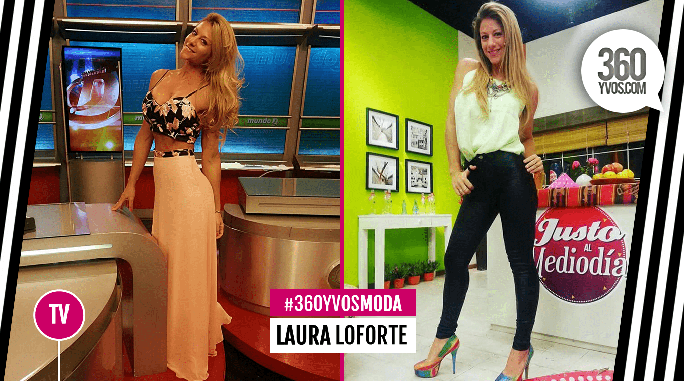 Hoy te mostramos el #LookTV de Laura Loforte de Mundo D