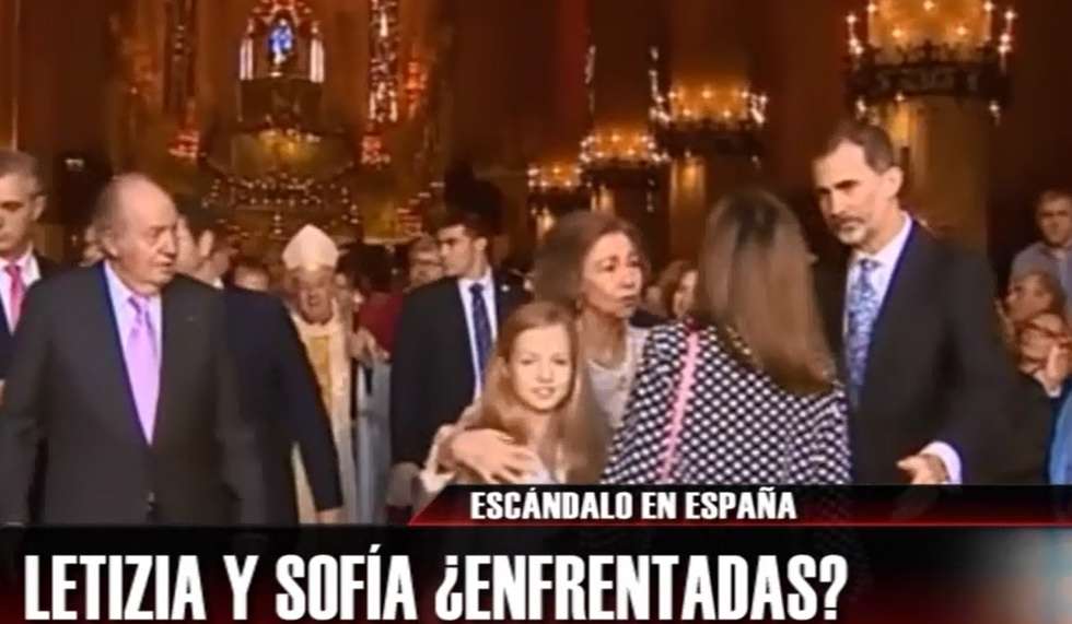 ¡Papelón en España! La reina Letizia desplantó a Sofía en la misa de Pascuas